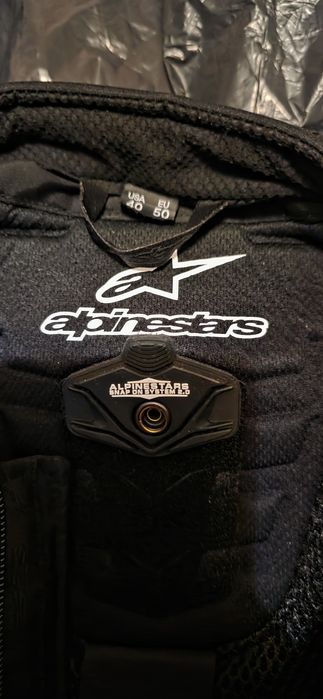 Кожено яке ALPINESTARS GP PRO black/yellow