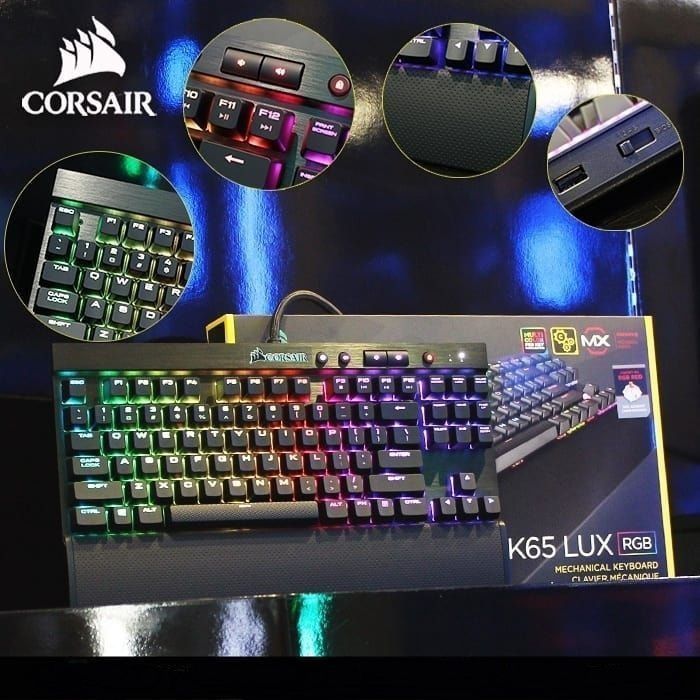 Corsair K65 RGB СКИДКА Rapidfire/свитчи speed Механическая Клавиатура
