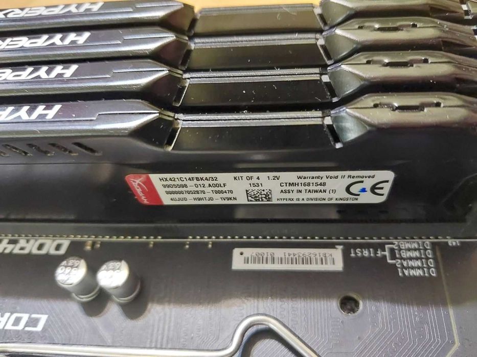 Intel i5 8600K + MSI B365M Mortar + 32GB DDR4 HyperX Fury