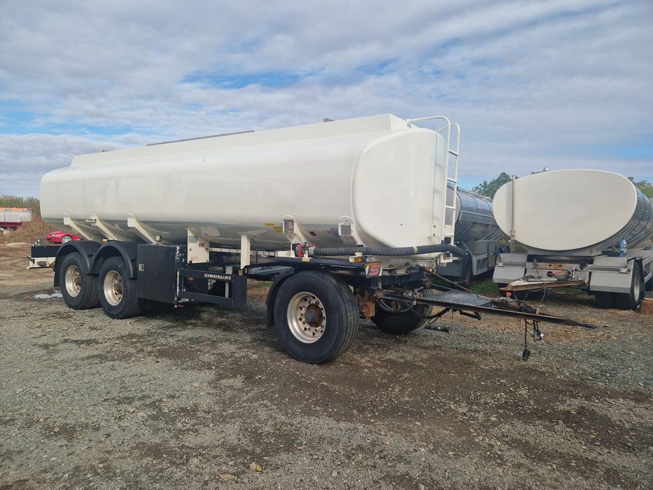 Remorcă cisternă 25000l aluminiu apă combustibil stare excelentă
