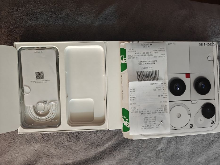 Nothing Phone 3 White Garanție 2028(12&256)