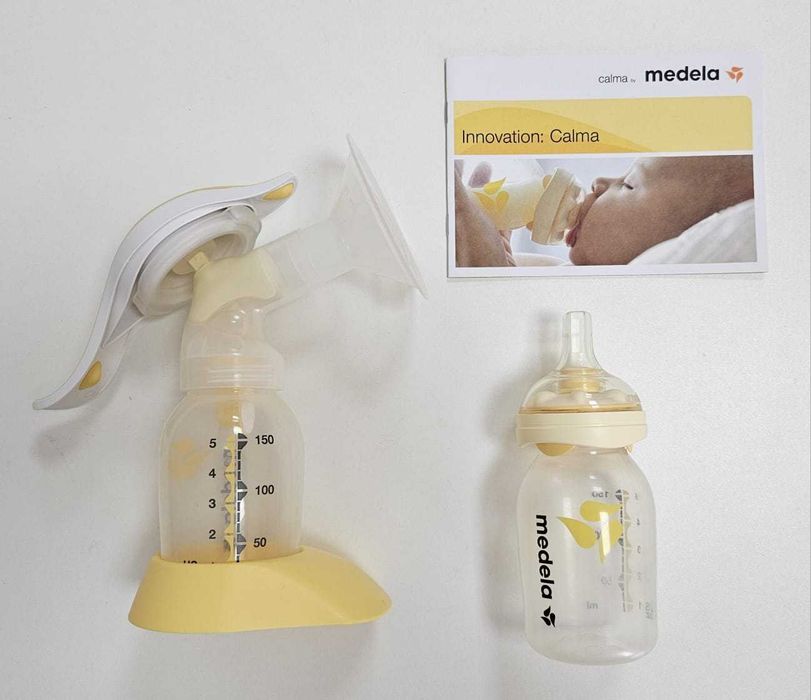 Ручной молокоотсос Medela Harmony с системой кормления CALMA