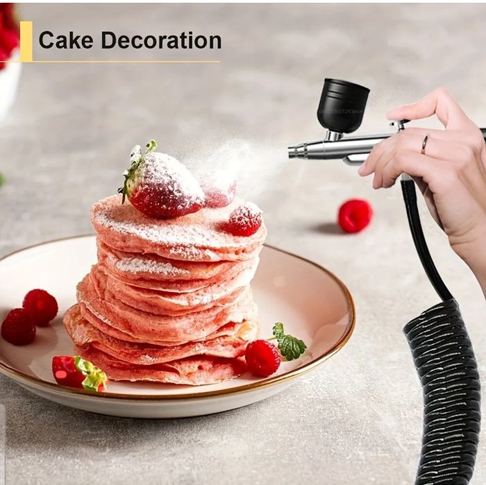 Аэрозолный писталет с компрессором