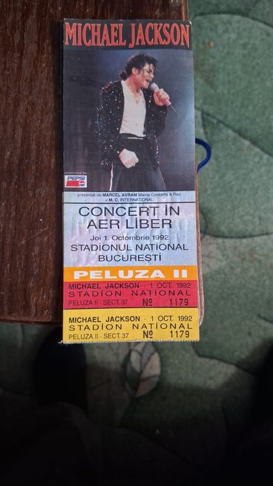 Vand Bilet Concert Michael Jackson !