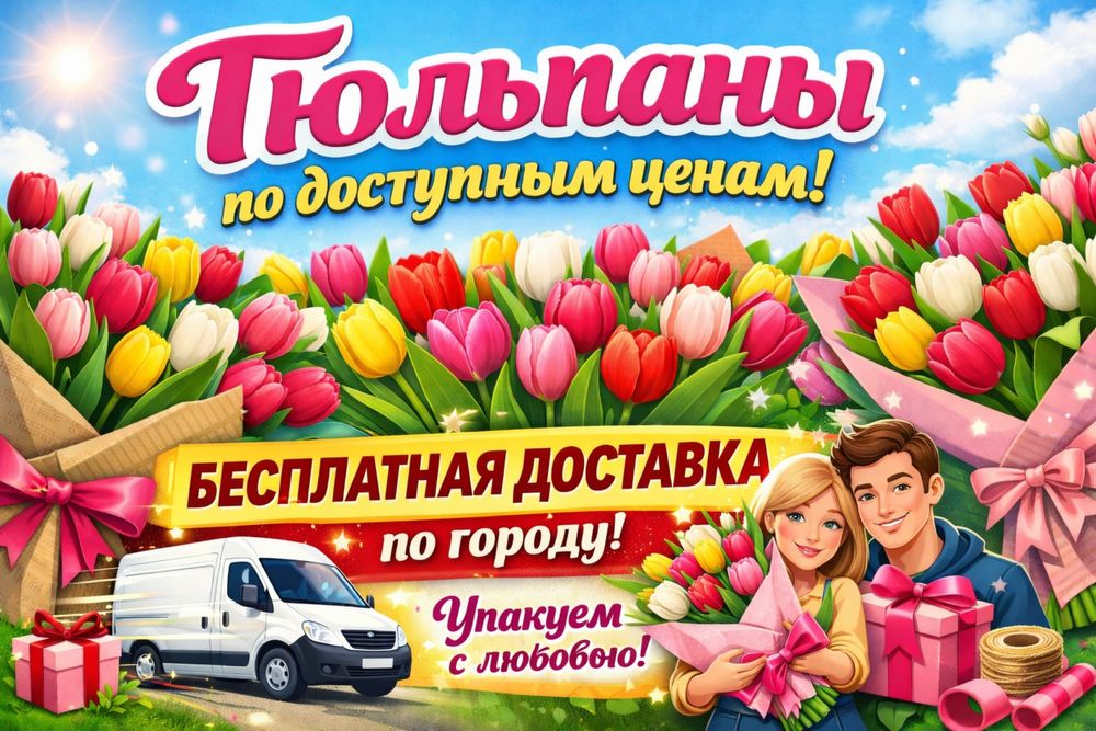 Тюльпаны хорошие к 8 марта