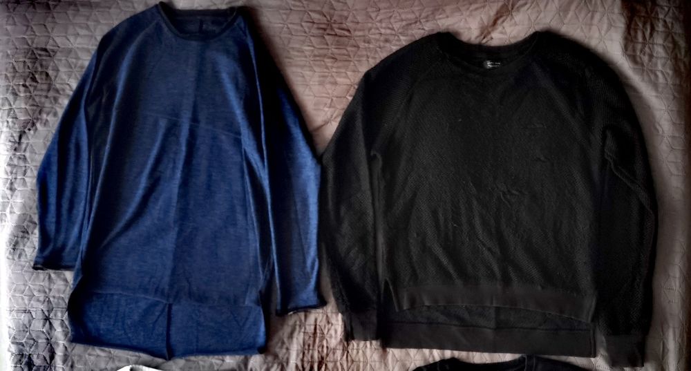Flanele/bluze/pulovere Zara/Bershka/Chiemsee mărime M toate la 70 lei