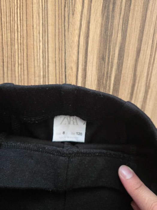 Черен страхотен панталон размер 128 за момиче