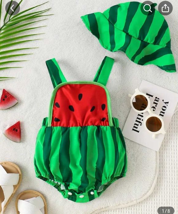 Бебешко боди  диня