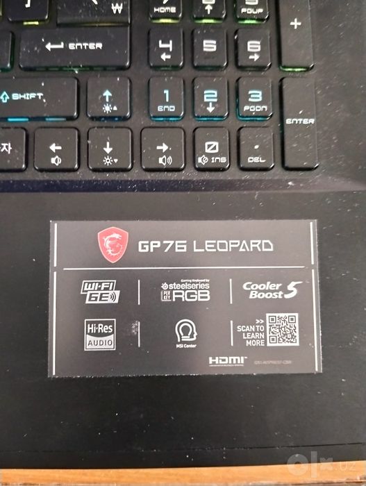 Leopard  gp 76 igravoy noutbook  kelishladi