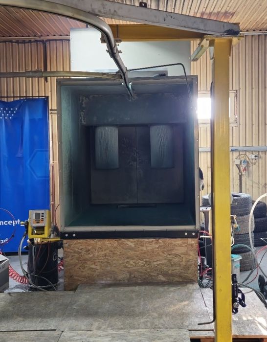 Instalatie electrostatică jante