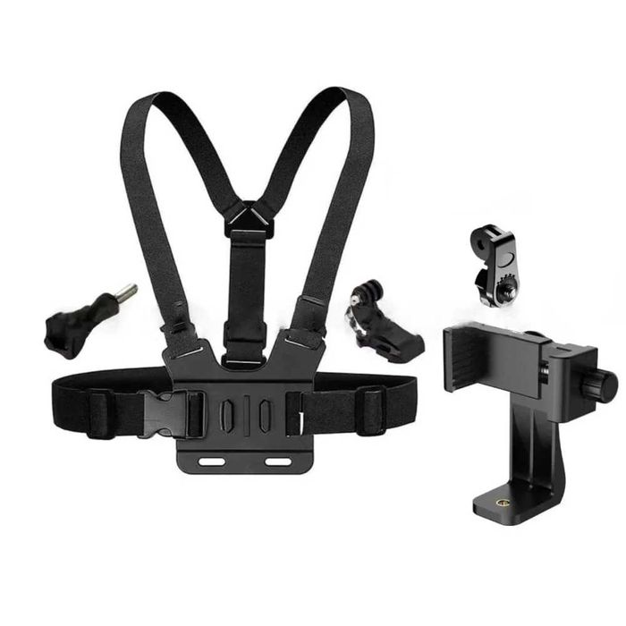 Suport ham piept telefon camera GoPro sistem de prindere chest mount