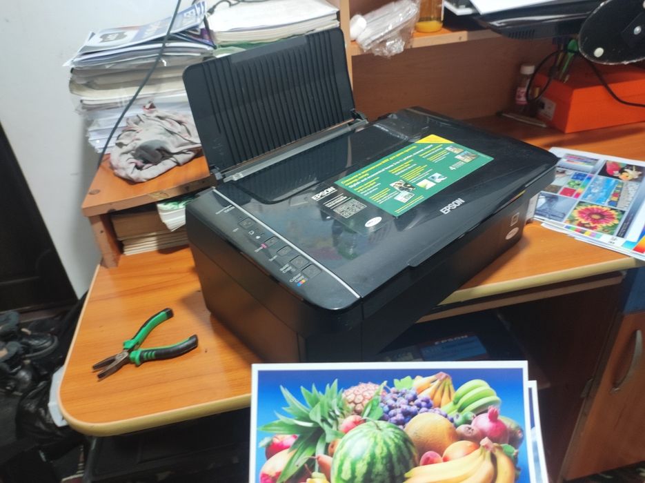 Epson 119 KOPYA_SKANERLI rangli tezkor printer zaprfka polni 100%idial