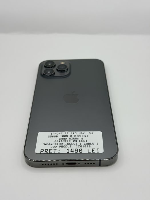 Iphone 12 Pro Max 256GB 100% Garantie Rate BuyBack - zonemag.ro
