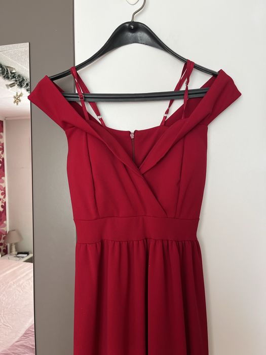 Официална рокля бордо