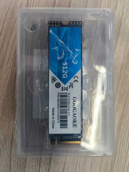 Новый SSD NVME M.2 512GB