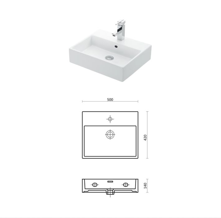 НОВ комплект шкафове за баня Тринити