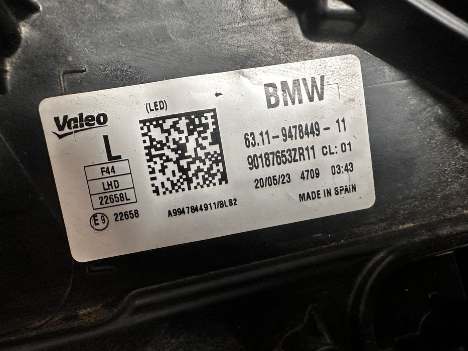 Far stânga full led bmw seria 2.f44.cod:90187653ZR11.