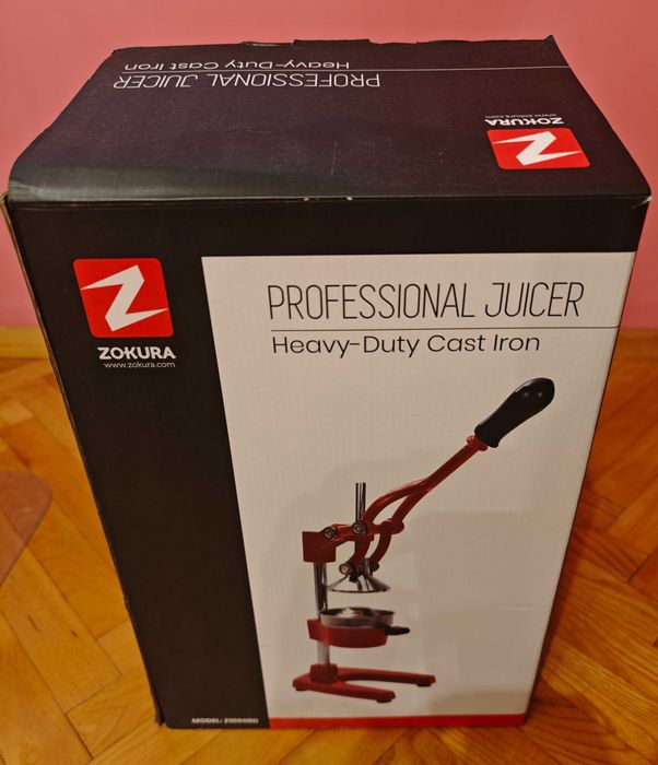 Професионална цитрус преса за нар черна Zokura Z100RD