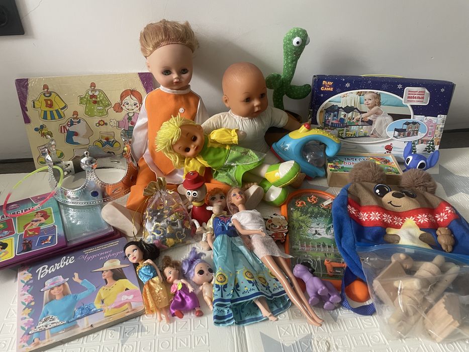 3 пакета игрушек для девочек