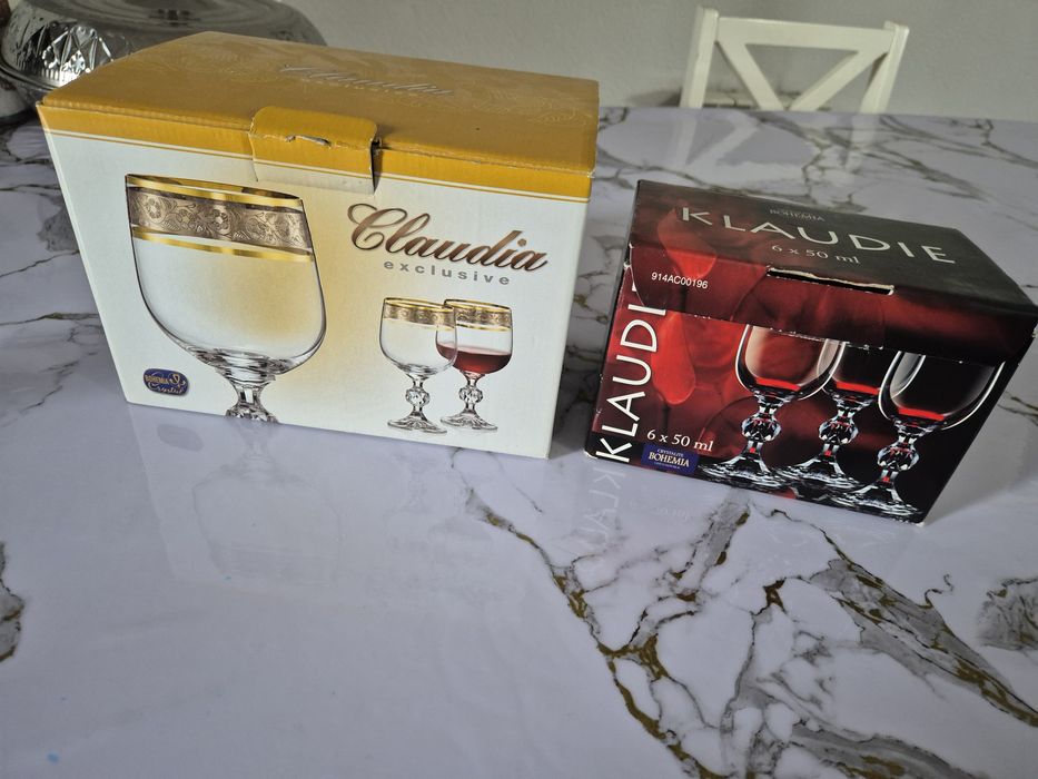 Продам фужер и рюмки Claudia
