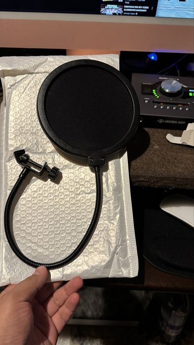 Pop filter. Professional Ovoz yozish uchun.