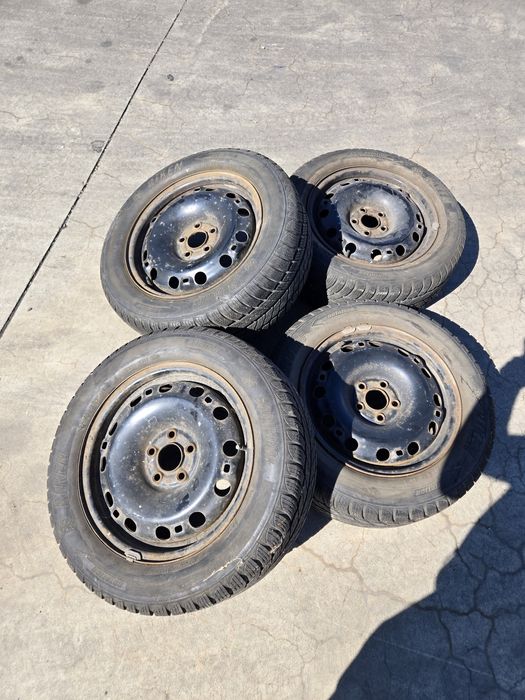 Roți Complete 5x112 VW AUDI SKODA SEAT IARNA 195.60.15 Pret 650 lei