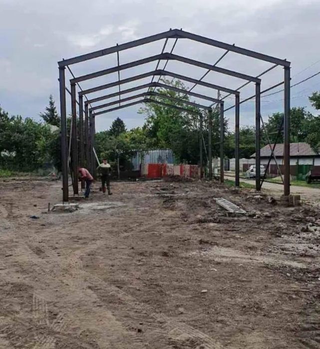 Schimb hală metalica