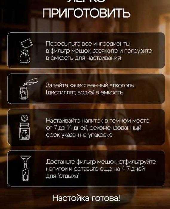 Специи для настойки