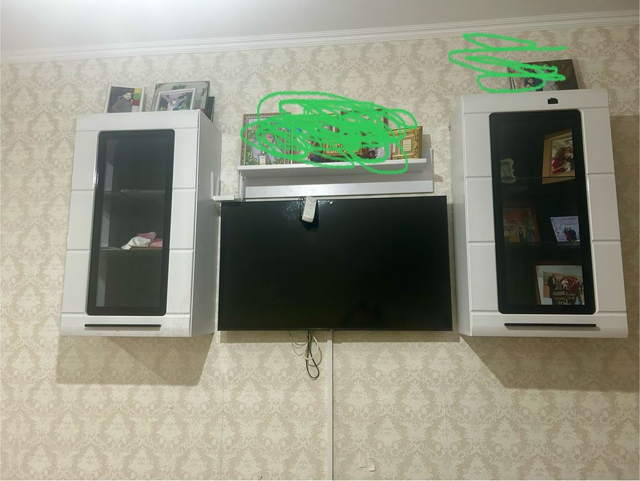 Горка для зала гостиной стенка