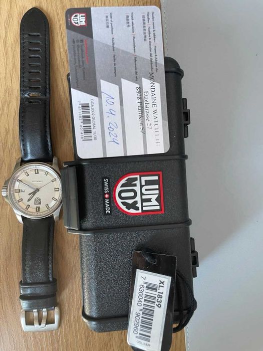 Luminox Dress Field Xl 1839 Swiss made. кварц. Tritium T25 сапфир