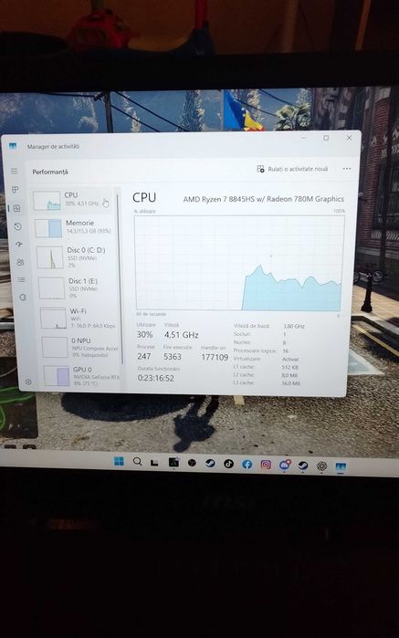 Cand laptop MSI