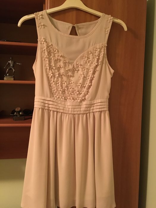 Rochie scurta crem XS