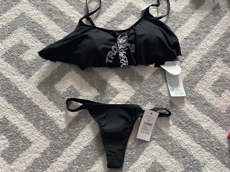 Costum baie slip tanga, sutien cupe, slip s, sutien s sau xs sau m / l