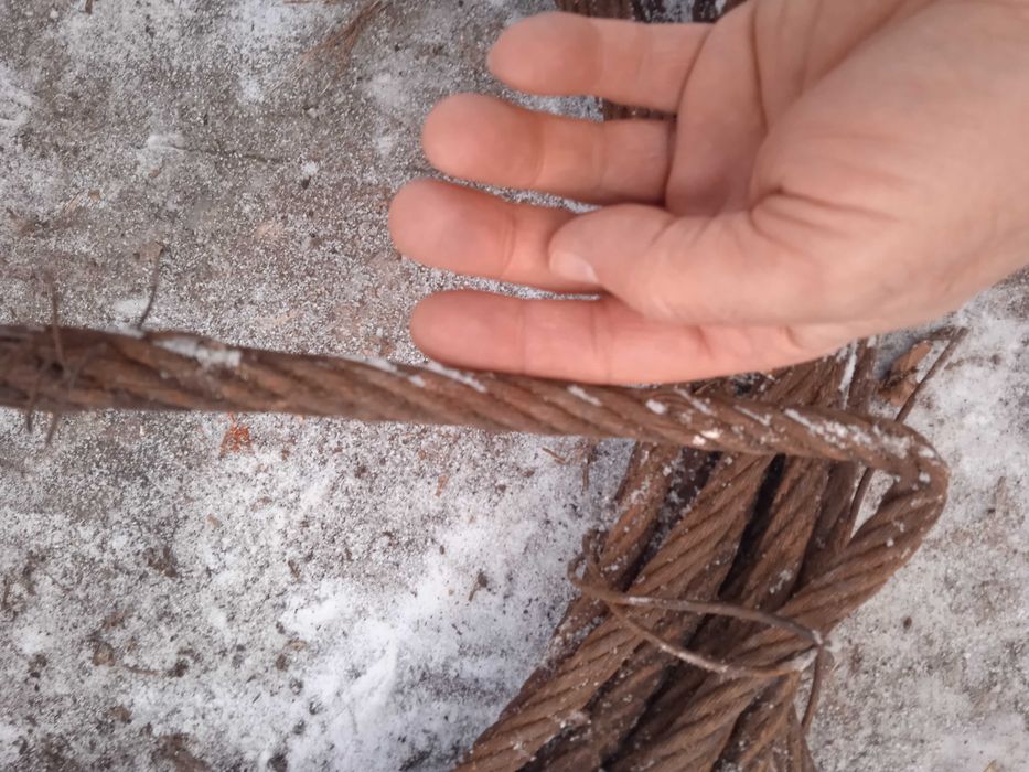 Трос стальной. Для лебёдок и кранов.