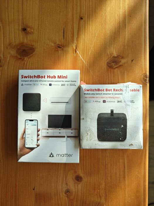 SwitchBot Bot Rechargeable + Hub Matter