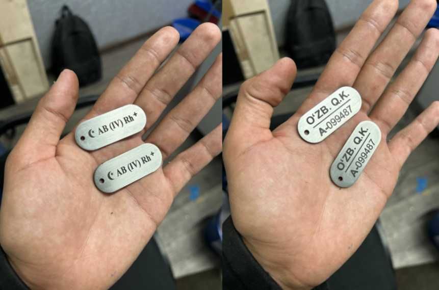 Изготовления жетон на заказ