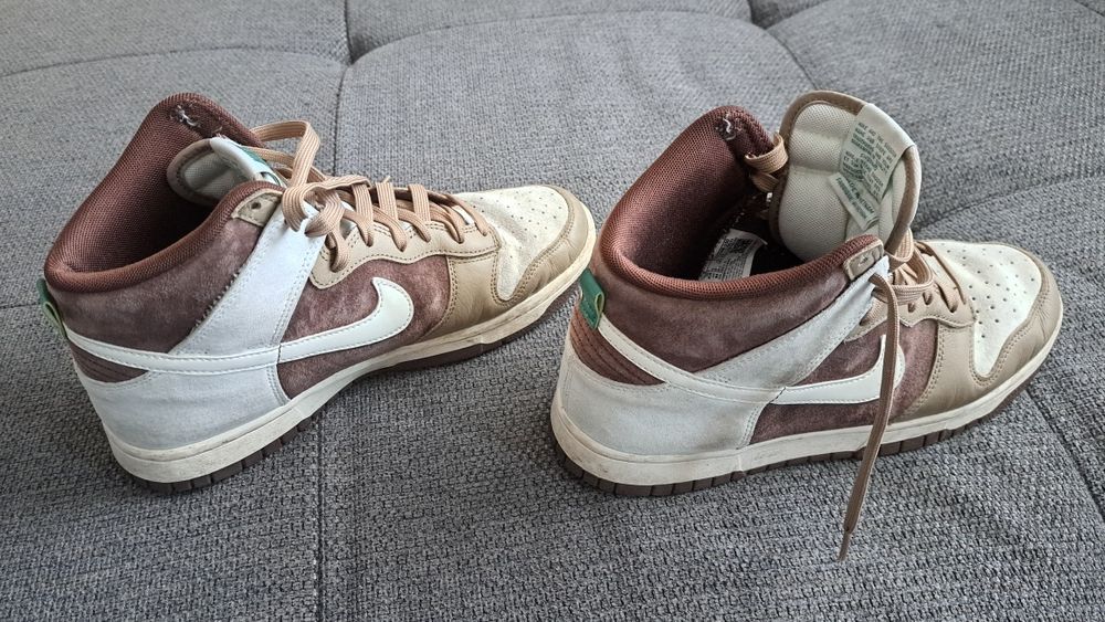 Ghete Nike Dunk light brown