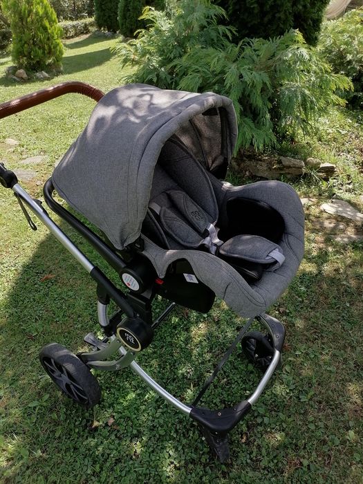 Бебешка количка Moni 3 in 1 с дъждобран