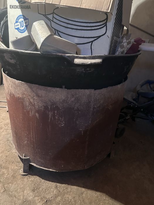 qozon ochoq sotiladi 50kg alimini