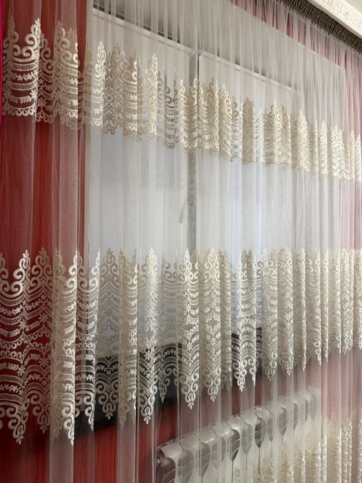Шторы тюль и портьера комплект