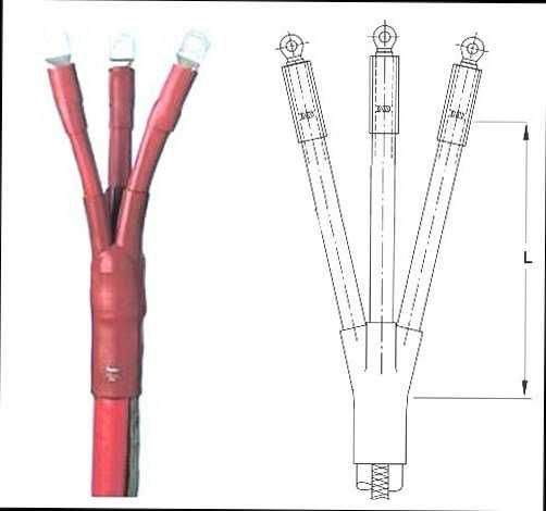 кабельные муфты, концевые, соединительные, переходные.