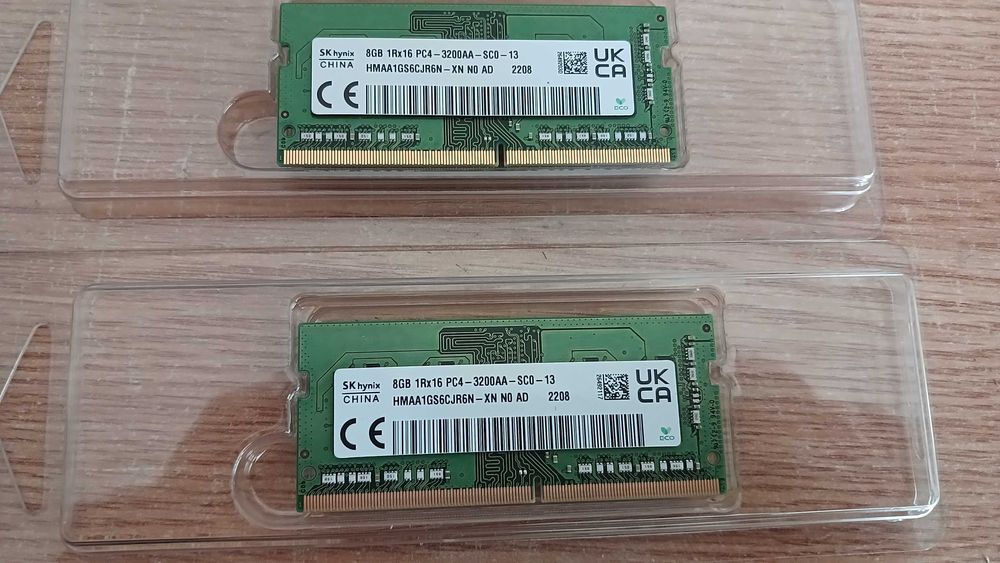 SK Hynix laptop RAM memory 2x 8GB DDR4 3200 MHz PC4 Dual channel