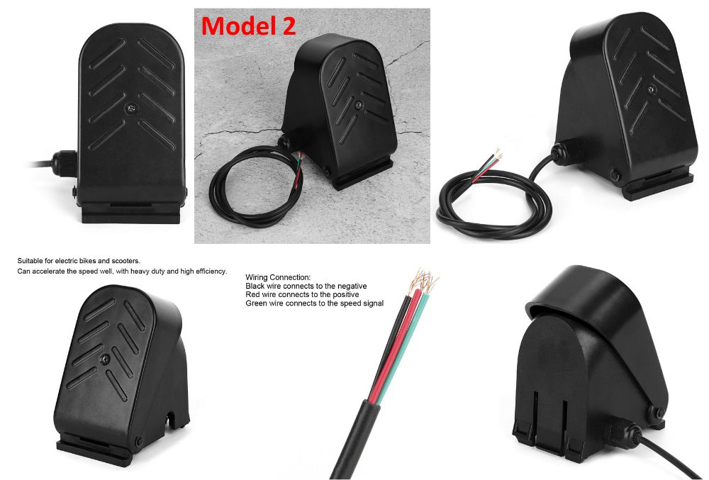 Pedala de acceleratie pt bicicleta electrica, scooters. Noua ambalata!