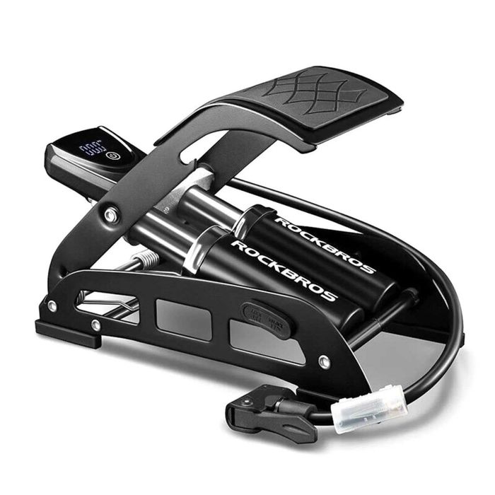 Ножной насос ROCKBROS — мощь и удобство в одном корпусе