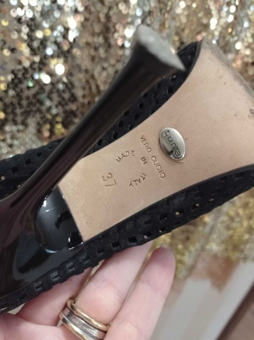 Туфли натуральная замша