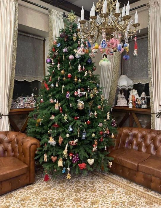 Ёлка гелевая литая! 100% дешевле