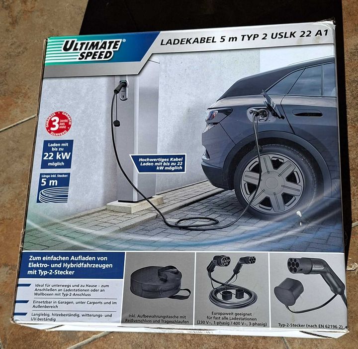 NOU ! Cablu incarcare masini electrice sau Plug In 5m Original Tip 2 C