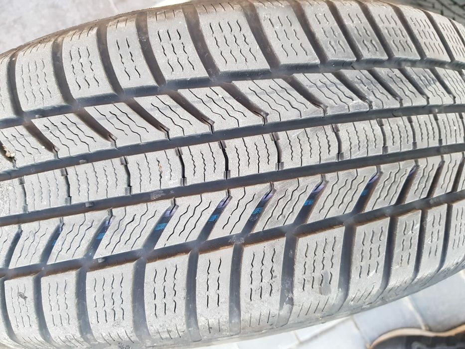 Jante Audi R16 + capace + cauciucuri iarna 205 60 16