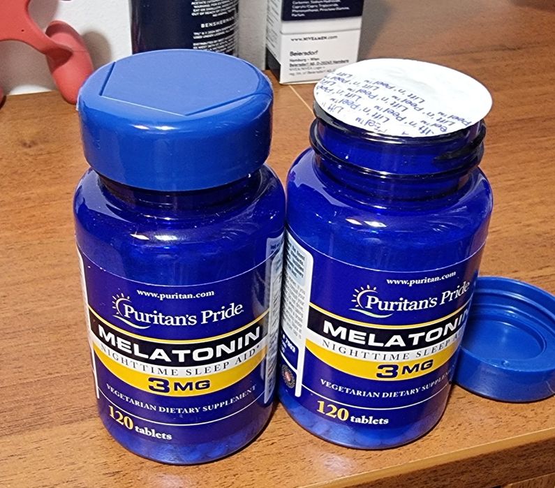 Melatonina 3mg, 120 pilule, doua flacoane sigilate