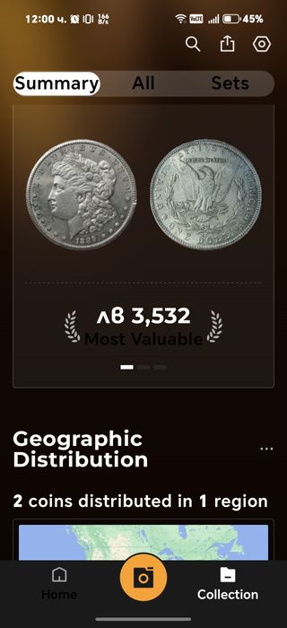 Морган долар 1889-cc